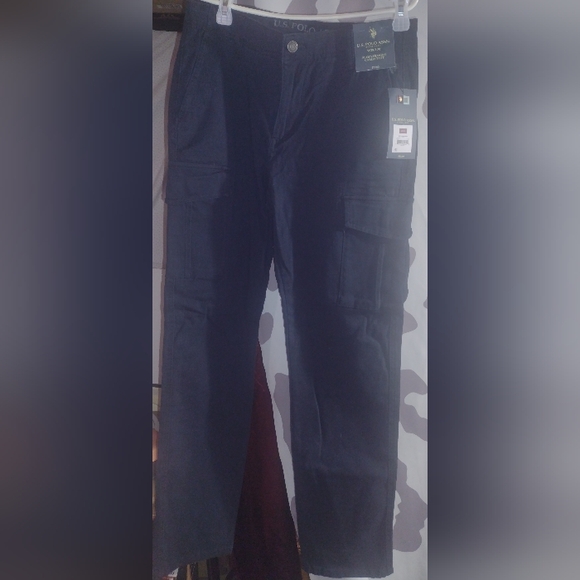 U.S. POLO ASSN. Navy Blue Cargo pants size 28/30 - Picture 1 of 5